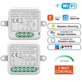Módulo de interruptor inteligente Tuya ZigBee WIFI, atenuador, No requ