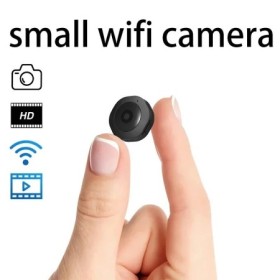 Mini cámara IP Wifi HD1080P, cámara pequeña oculta para niñera, grabad