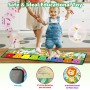Rodzon Musical Piano Baby Mat with 10 Animals, Children's Toys 1 2 3 Years, Baby Gift, Play Mat Baby 9 Melodies 19 Songs,