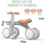 Umatoll Bicycle without pedals for children from 1 year of balance, toys for babies from 12 to 24 months, baby bike with basket,