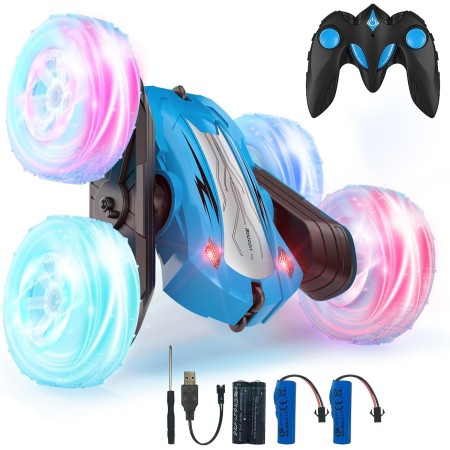 Remote Control Car, Acrobatic Car Trucks 360 Degree Rotation, Toy Child Gift 3 4 5 6 7 8 9 12 Years Old Girl 2.4Ghz Children