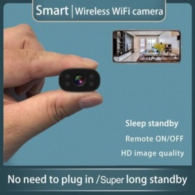 Minicámara IP de seguridad para el hogar, Monitor remoto inalámbrico c