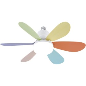 wonderlamp - Altari E27 Multicolor 18W LED Ceiling Fan and Bulb with Remote Control and CCT 3000-4000-6000K