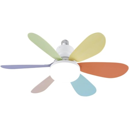 wonderlamp - Altari E27 Multicolor 18W LED Ceiling Fan and Bulb with Remote Control and CCT 3000-4000-6000K