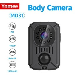 Minicámara de cuerpo de vídeo PIR MD31, fotografía con Clip trasero, D