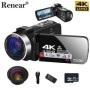 Cámaras digitales 4k videocámara profesional 48MP cámara WiFi Youtube 