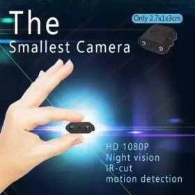 Mini cámara HD de 1080P más pequeña, cámara Espia Invisible, visión no