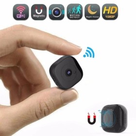 Minicámara infrarroja de visión nocturna, videocámara pequeña con Wifi
