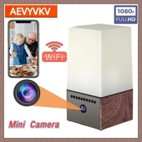HD WiFi Mini cámara lámpara monitoreo protección de seguridad Monitor 