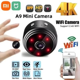 Minicámara Ip de seguridad inalámbrica, videocámara Hd de 1080p, versi