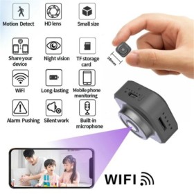 Mini videocámara con detección de movimiento HD de 1080P, cámara inalá