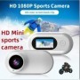 Mini cámara antivibración de acción HD de 1080P, videocámara con pulga