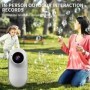 Mini cámara antivibración de acción HD de 1080P, videocámara con pulga