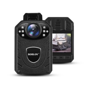 Boblov KJ21 Mini cámara desgastada por el cuerpo policía HD 1296P DVR 