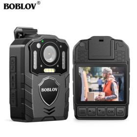 BOBLOV-cámara corporal KJ25 1080p, videocámara de policía con grabació