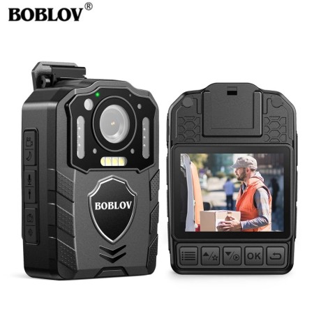 BOBLOV-cámara corporal KJ25 1080p, videocámara de policía con grabació