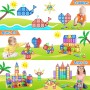 Magnetic Building Blocks Montessori Educational Toy for 2 3 Year Old Boys and Girls Magnetic Building Blocks Toddler Toys for