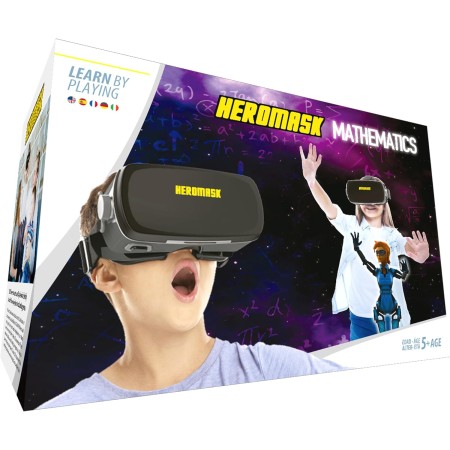 VR Glasses + Games. Learn Mathematics [add and subtract Mental calculation...] 3D Glasses Virtual Reality [Original Gift] Boys