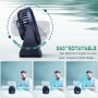 SHAVINGFUN Tower Fans, 38 Inch Bladeless Tower Fan, Silent Tower Fan with Remote Control, LED Display, 3 Speeds, 8 Hours Timer,