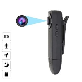 Pluma pequeña HD 1080P Mini cámara Clip Digtal Bodycam grabadora de ví