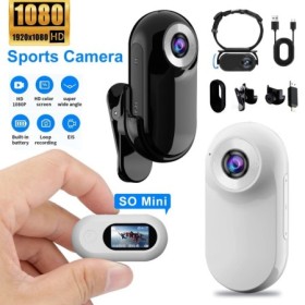 Mini videocámara HD 1080P con pantalla DV, cámara deportiva portátil, 