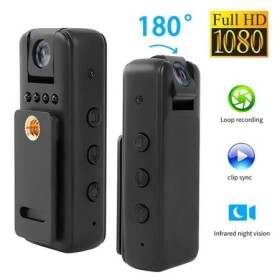 Minicámara HD 1080P portátil, grabadora de vídeo Digital pequeña, cuer