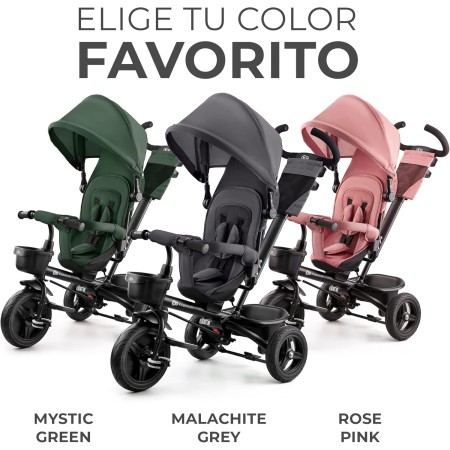 Kinderkraft AVEO Baby Tricycle, Foldable, Trike, Children's Bike, Evolutionary Tricycle, Tricycle Without Pedals, Baby Bike,