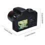 Cámara Digital portátil con Zoom de 16X, videocámara de fotografía, te