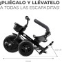 Kinderkraft AVEO Baby Tricycle, Foldable, Trike, Children's Bike, Evolutionary Tricycle, Tricycle Without Pedals, Baby Bike,