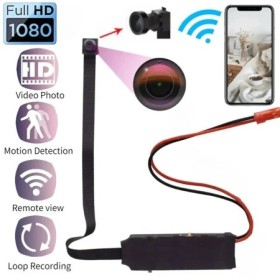 DIY WIFI IP Mini módulo de cámara movimiento DV 1080P P2P cámara graba