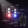 Mini cámara HD de 1080P, cámara corporal de policía portátil, aplicaci