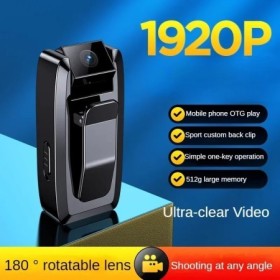 Mini cámara corporal HD 1920P, grabadora de vídeo Digital pequeña port