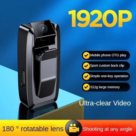 Mini cámara corporal HD 1920P, grabadora de vídeo Digital pequeña port