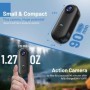 Mini cámara de acción WIFI 4K, grabadora de vídeo portátil POV con pul
