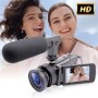 Grabadora de vídeo DV, grabadora de Audio de alta calidad con micrófon