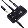 COOIDEA Conmutador de audio estéreo de 3,5 mm, compatible con 1 entrada 3 salidas o 3 en 1 con cable de audio de 3,5 mm,