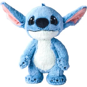 Disney Live Action Stitch, 6315870511 Simba Soft Plush Figure, 25 cm Height, True to the Original, Standing, for Babies and