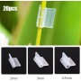 Paquete de 20 clips de injerto para uso agrícola, para plantas de tomate y pepino (2 mm)
