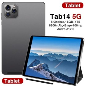 Original Versie Tab14 8 pulgadas Android 12 Bluetooth 16GB 1TB GPS WPS
