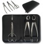 Kit Herramientas Bonsái Profesional – Estuche Para Mantenimiento de Bonsais con Tijeras, Podadora Cóncava y Podadora Recta