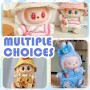 Xiujuers 17cm Plush Clothes for Labubu Doll Clothes 17cm for Labubu Dolls (A)