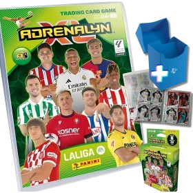 Megapack Adrenalyn 2024-2025 | Premium Panini Album | Gift for Repeat Cards | Exclusive Edition Santander League | +8 Envelopes