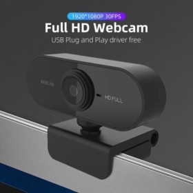 Cámara web Full HD 1080p USB con micrófono Mini cámara de ordenador, g