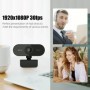 Cámara web Full HD 1080p USB con micrófono Mini cámara de ordenador, g