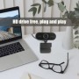 Cámara web Full HD 1080p USB con micrófono Mini cámara de ordenador, g