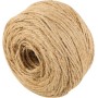 100 m Cuerda de Yute 3mm - Cuerda de Yute para Manualidades Rollo de Yute Natural Marrón Grueso Ideal para DIY Embalaje