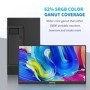 HGFRTEE Monitor portátil de 15,6 pulgadas, Panel de FHD-IPS, segunda p