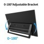 HGFRTEE-Monitor portátil móvil de 14,1 pulgadas, pantalla de segundo j