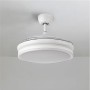 YOEVU ESPARTAN - Ceiling fan with LED light | DC motor | ALEXA compatible | Retractable blades | 3 tones and 6 speeds (ESPARTAN)