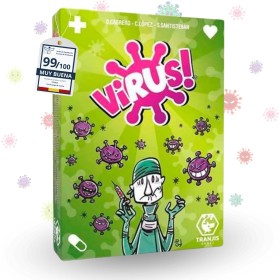 CAVECA Virus! Card Game for the Whole Family in Spanish, Virus Board Game for Boys and Girls from 8 to 99 Years, Children's Game